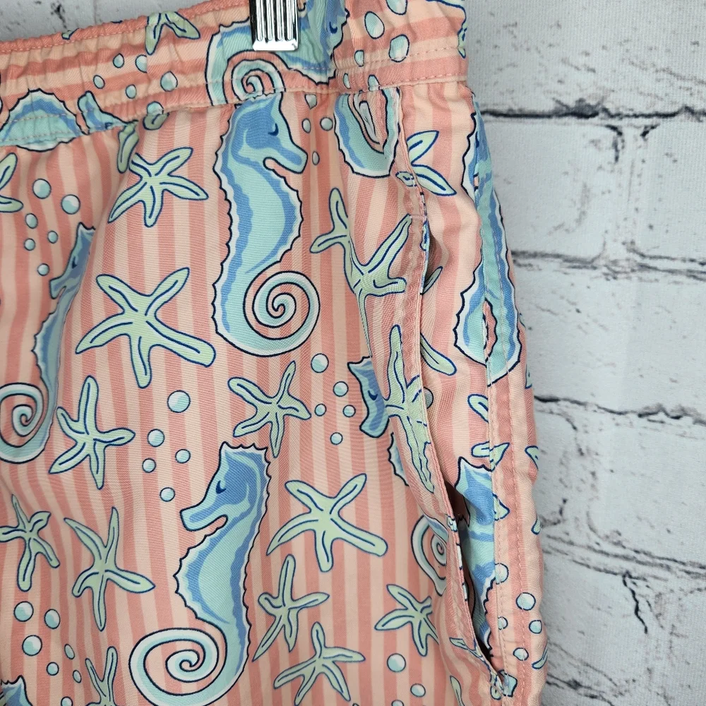 Vineyard Vines Seahorse Starfish Board Shorts Swim‎ Trunks Size M